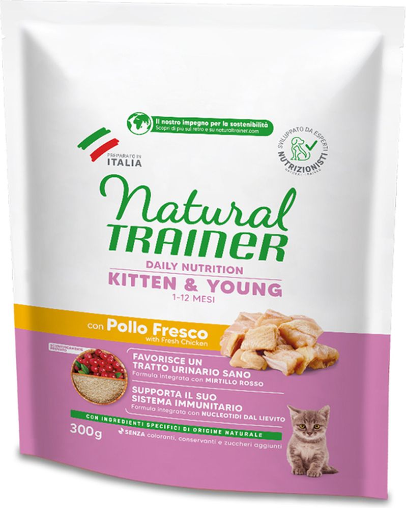 ΤΡΟΦΗ ΓΑΤΑΣ TRAINER NATURAL CAT KITTEN ΚΟΤΟΠΟΥΛΟ (300GR)