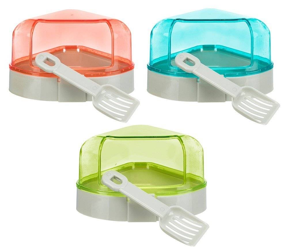 ΓΩΝΙΑΚΗ ΤΟΥΑΛΕΤΑ TRIXIE ΜΕ ΦΤΥΑΡΑΚΙ ΓΙΑ ΧΑΜΣΤΕΡ ΠΟΡΤΟΚΑΛΙ TRIXIE