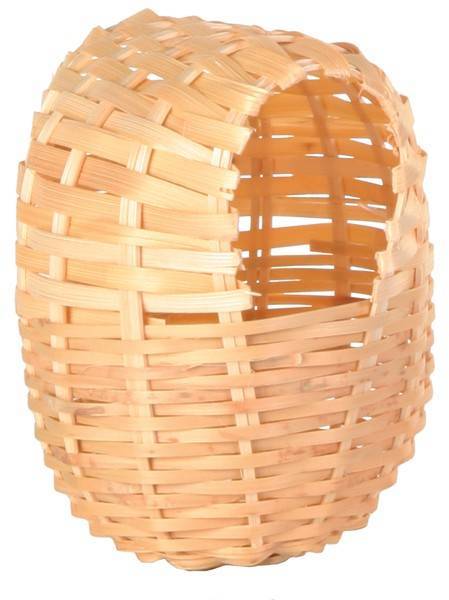 TRIXIE ΦΩΛΙΑ ΠΟΥΛΙΩΝ TRIXIE EXOTIC NEST BAMBOO ΜΕΓΑΛΗ (12X15CM)