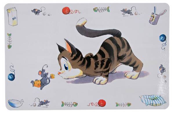 ΣΟΥΠΛΑ ΓΑΤΑΣ TRIXIE ΜΕ ΚΙΝΟΥΜΕΝΑ ΣΧΕΔΙΑ 44 Χ 28 CM TRIXIE