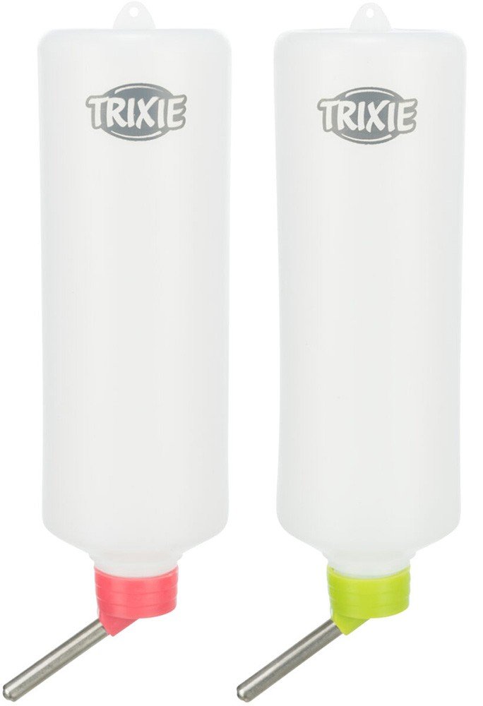 TRIXIE ΠΟΤΙΣΤΡΑ TRIXIE PLASTIC WATER BOTTLE ΡΟΖ 600 ML