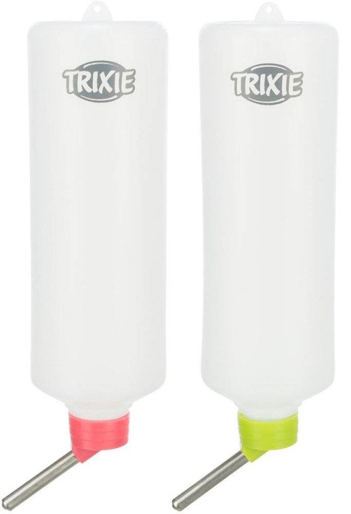 TRIXIE ΠΟΤΙΣΤΡΑ TRIXIE PLASTIC WATER BOTTLE ΡΟΖ 600 ML