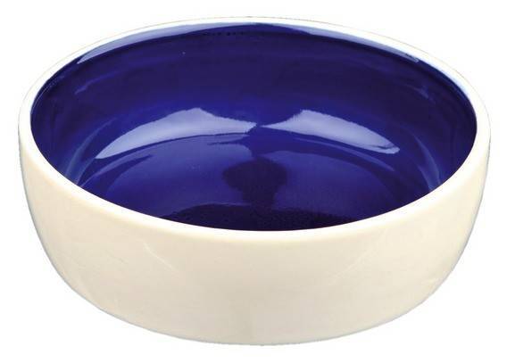 ΠΙΑΤΟ TRIXIE CERAMIC BOWL ΚΡΕΜ/ΜΠΛΕ (300 ML)
