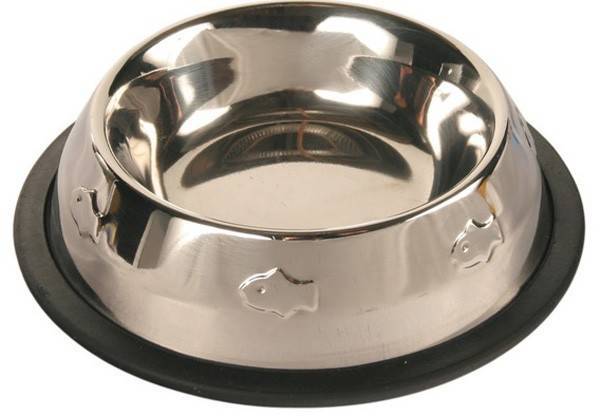 TRIXIE ΠΙΑΤΟ TRIXIE STAINLESS STEEL BOWL FISH (200 ML /15CM)