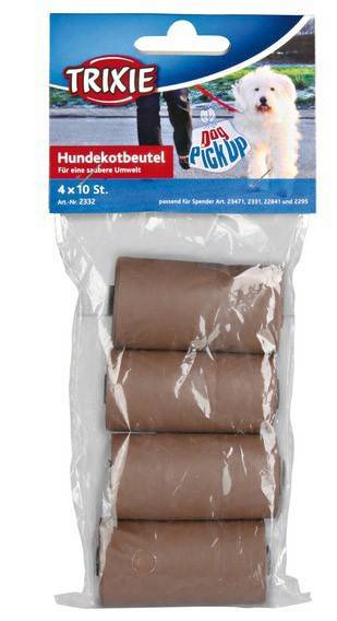 ΣΑΚΟΥΛΕΣ ΠΕΡΙΤΤΩΜΑΤΩΝ TRIXIE ΚΑΦΕ 4 ΡΟΛΑ X 10ΤΜΧ