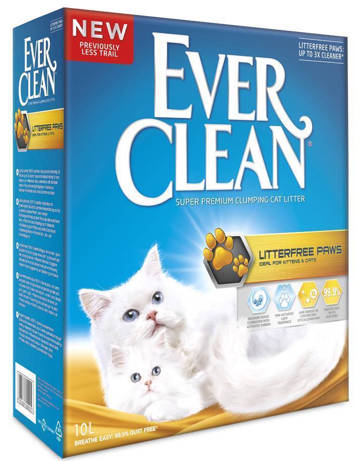 EVER CLEAN ΑΜΜΟΣ EVER CLEAN LITTER FREE PAWS 10LT
