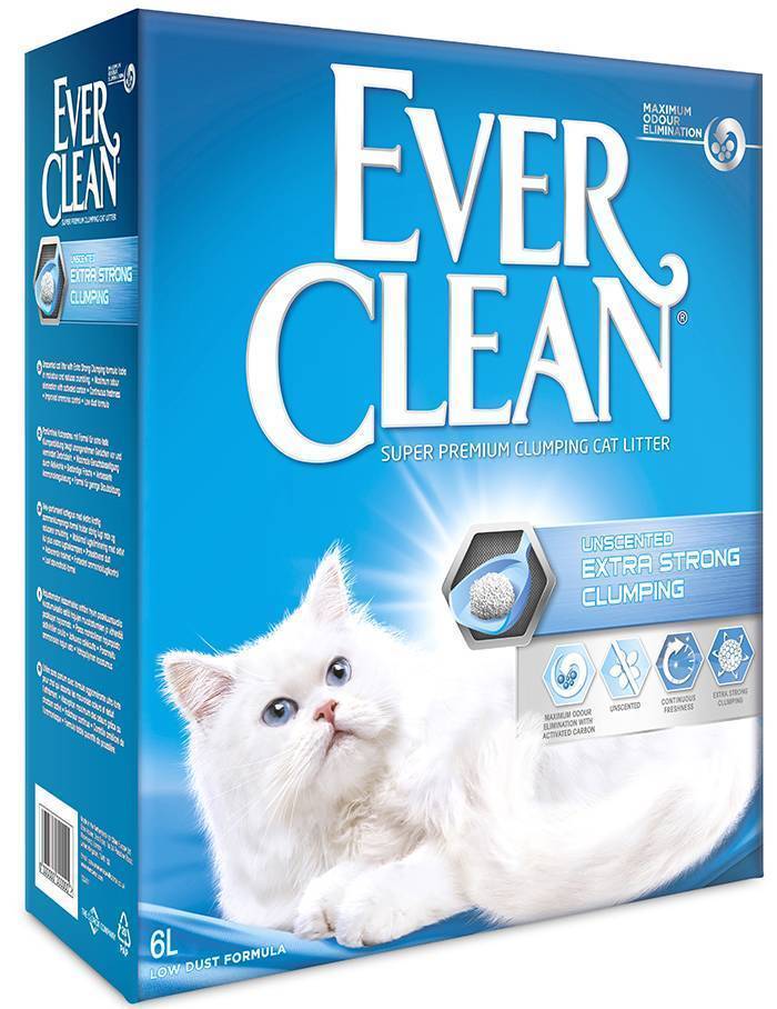 ΑΜΜΟΣ EVER CLEAN EXTRA STRONG CLUMPING UNSCENTED ΧΩΡΙΣ ΑΡΩΜΑ 6LT EVER CLEAN