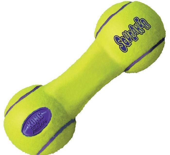 ΠΑΙΧΝΙΔΙ KONG AIR SQUEAKER BONE DUMBELL (L) KONG