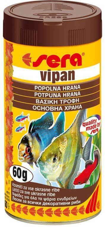 ΤΡΟΦΗ ΔΙΑΚΟΣΜΗΤΙΚΩΝ ΨΑΡΙΩΝ SERA VIPAN (250ML) SERA