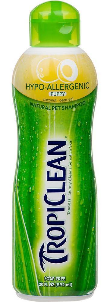ΣΑΜΠΟΥΑΝ ΣΚΥΛΟΥ TROPICLEAN HYPO ALLERGENIC PUPPY AND KITTEN 592ML TROPICLEAN