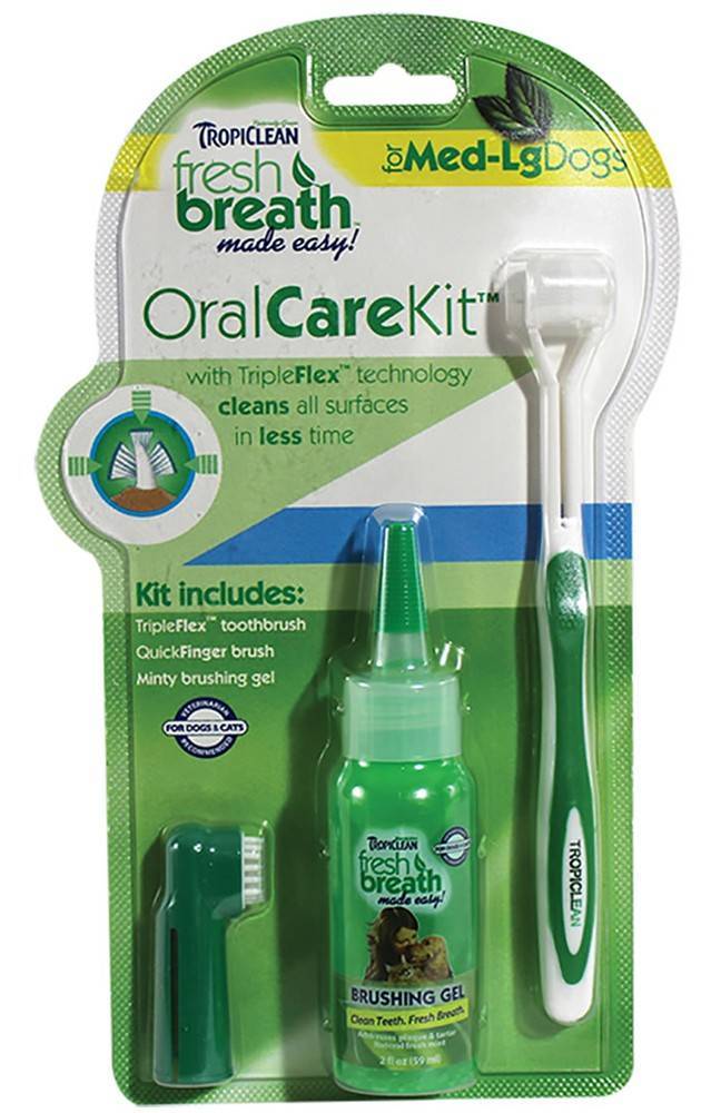 SET ΣΤΟΜΑΤΙΚΗΣ ΠΕΡΙΠΟΙΗΣΗΣ TROPICLEAN ORAL CARE KIT SMALL TROPICLEAN