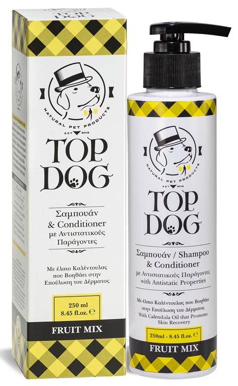 ΣΑΜΠΟΥΑΝ ΣΚΥΛΟΥ TOP DOG ΦΥΤΙΚΟ FRUIT MIX 250ML TOP DOG