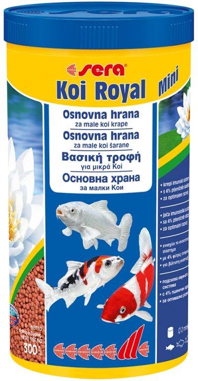 ΤΡΟΦΗ ΓΙΑ ΨΑΡΙΑ KOI SERA ROYAL MINI 1000ML SERA