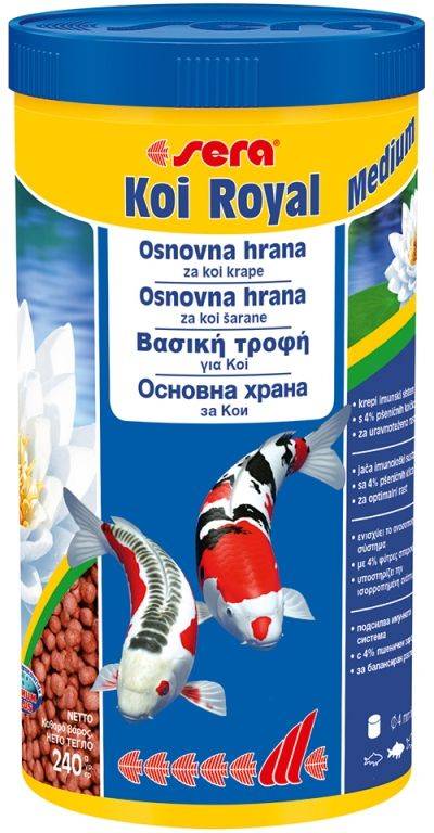 ΤΡΟΦΗ ΓΙΑ ΨΑΡΙΑ KOI SERA ROYAL MEDIUM 1000ML