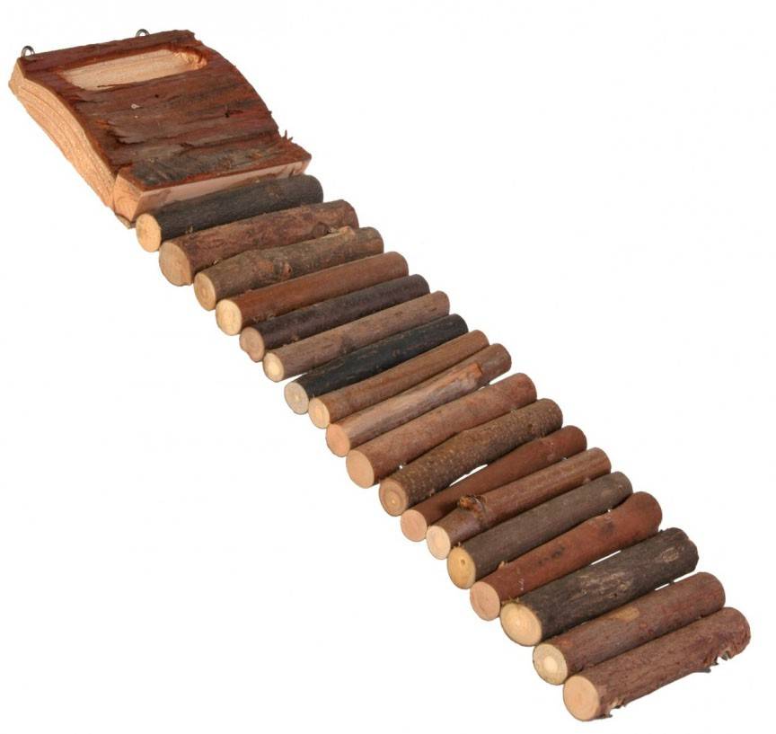 ΞΥΛΙΝΗ ΣΚΑΛΑ TRIXIE ΓΙΑ ΧΑΜΣΤΕΡ 7X27CM