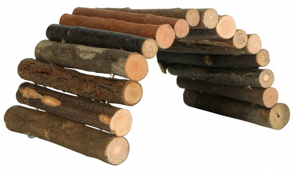 ΞΥΛΙΝΗ ΓΕΦΥΡΑ TRIXIE ΓΙΑ ΧΑΜΣΤΕΡ 22X10CM TRIXIE