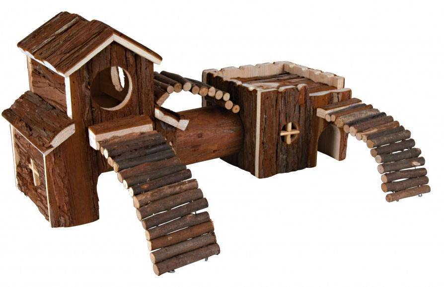 ΠΑΙΔΙΚΗ ΧΑΡΑ TRIXIE FRIDA ΞΥΛΙΝΗ ΓΙΑ ΧΑΜΣΤΕΡ 47X22X15CM