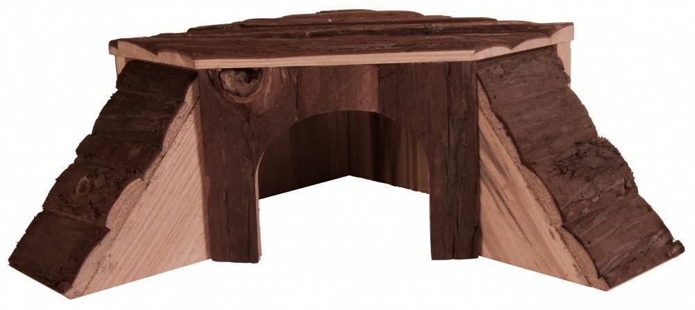 ΣΠΙΤΙ TRIXIE THORDIS ΞΥΛΙΝΟ ΓΩΝΙΑΚΟ ΓΙΑ ΧΑΜΣΤΕΡ 35X15X37CM