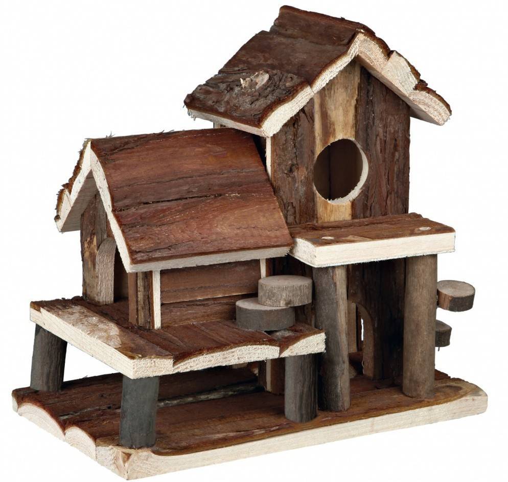 ΣΠΙΤΙ TRIXIE BIRTE ΞΥΛΙΝΟ ΓΙΑ ΧΑΜΣΤΕΡ 25X24X16CM TRIXIE