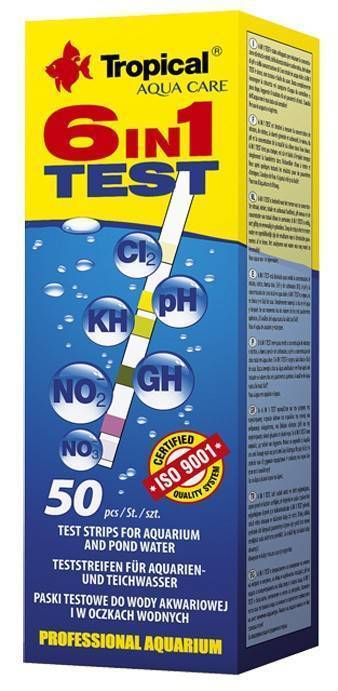 ΛΩΡΙΔΕΣ ΔΟΚΙΜΗΣ TROPICAL TEST 6 IN 1