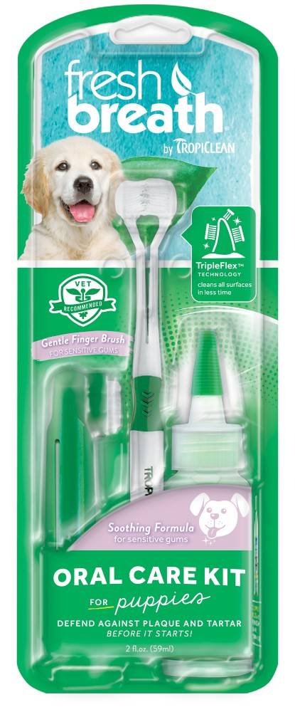 ΣΕΤ ΣΤΟΜΑΤΙΚΗΣ ΠΕΡΙΠΟΙΗΣΗΣ TROPICLEAN PUPPY ORAL CARE KIT 59ML
