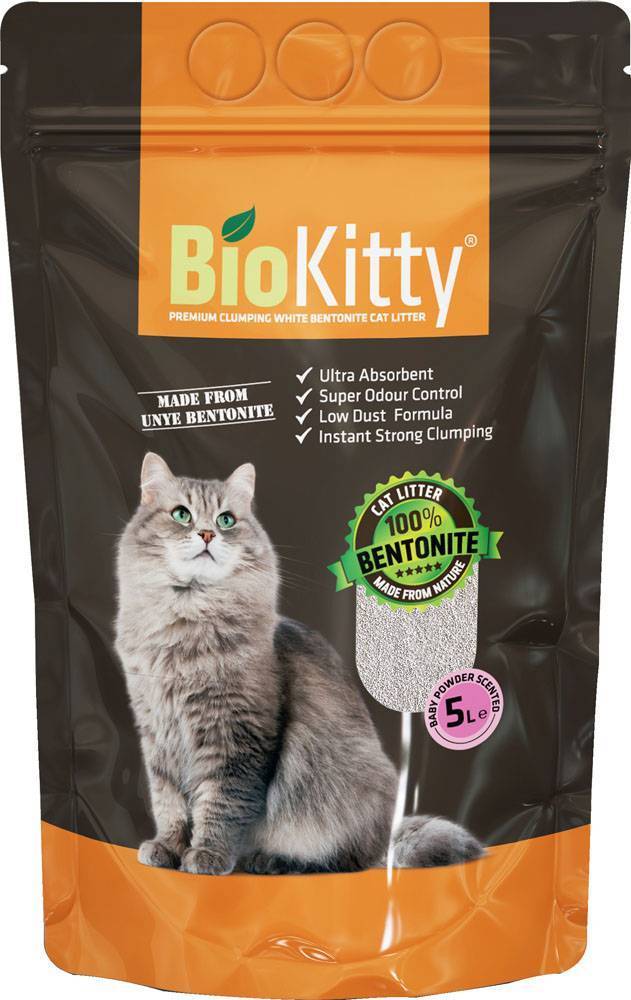BIOKITTY ΑΜΜΟΣ ΣΥΓΚΟΛΛΗΤΙΚΗ BIOKITTY ΜΕ ΑΡΩΜΑ BABY POWDER 5LT