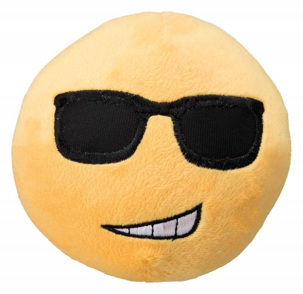 ΠΑΙΧΝΙΔΙ TRIXIE ΜΠΑΛΑΚΙ ΛΟΥΤΡΙΝΟ SMILEY COOL ΚΙΤΡΙΝΟ 14CM TRIXIE