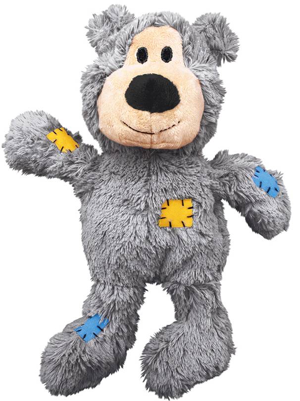 ΠΑΙΧΝΙΔΙ KONG KNOTS WILD BEAR ΓΚΡΙ XS/S 15.2X10.2X5.1CM KONG
