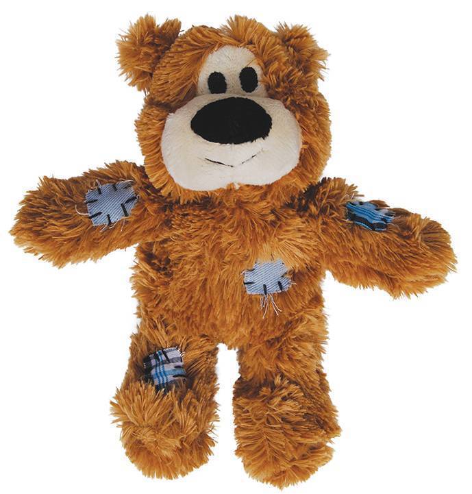 ΠΑΙΧΝΙΔΙ KONG KNOTS WILD BEAR ΑΝΟΙΧΤΟ ΚΑΦΕ XS/S 15.2X10.2X5.1CM KONG