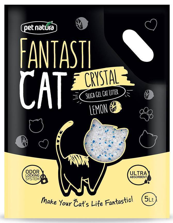 ΑΜΜΟΣ PET NATURA FANTASTICAT ΚΡΥΣΤΑΛΛΙΚΗ ΜΕ ΑΡΩΜΑ ΛΕΜΟΝΙ 5LT PET NATURA