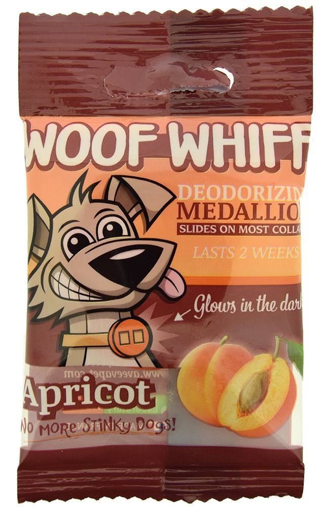 WOOF WHIFF ΑΠΟΣΜΗΤΙΚΟ ΓΙΑ ΠΕΡΙΛΑΙΜΙΟ ΣΚΥΛΟΥ WOOF WHIFF ΜΕ ΑΡΩΜΑ ΒΕΡΙΚΟΚΟ