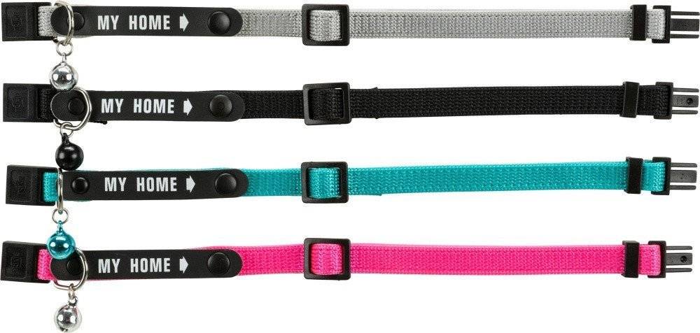 TRIXIE ΠΕΡΙΛΑΙΜΙΟ TRIXIE CAT COLLAR MY HOME ΜΑΥΡΟ