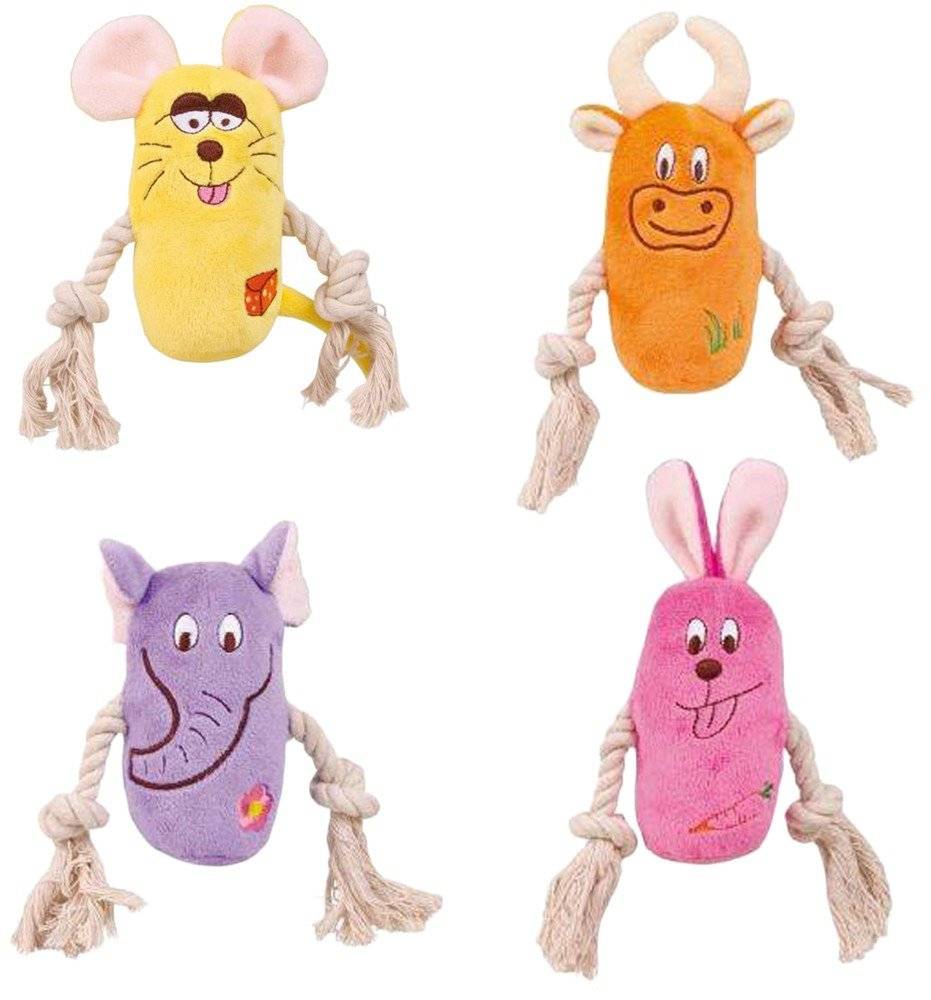 TRIXIE ΖΩΑΚΙ TRIXIE ΒΕΛΟΥΔΙΝΟ ΜΕ ΣΧΟΙΝΙ ΚΑΙ ΗΧΟ ΚΙΤΡΙΝΟ 13CM