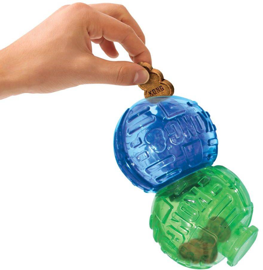 KONG ΠΑΙΧΝΙΔΙ KONG LOCK-IT ΜΠΛΕ-ΠΡΑΣΙΝΟ 2 ΤΜΧ (L)