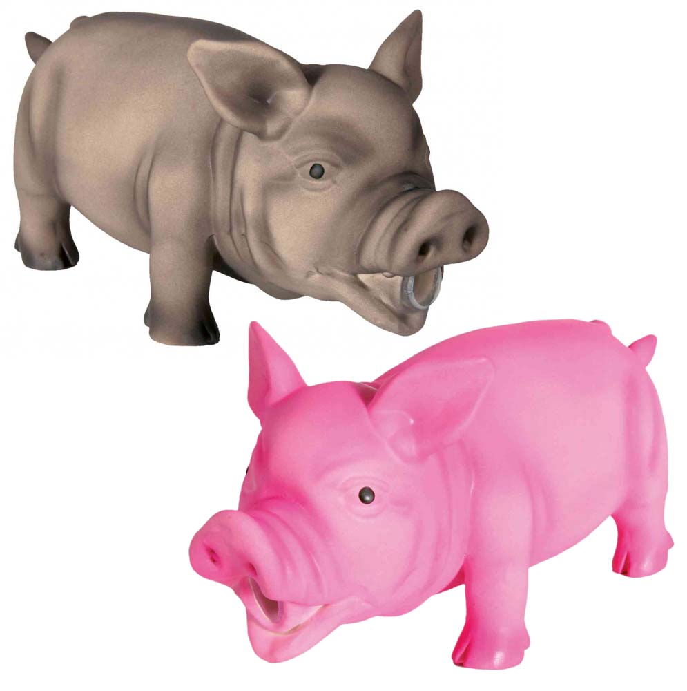 ΓΟΥΡΟΥΝΙ TRIXIE ΠΑΙΧΝΙΔΙ ΣΚΥΛΟΥ LATEX ΜΕ ΗΧΟ ΓΚΡΙ 21CM TRIXIE