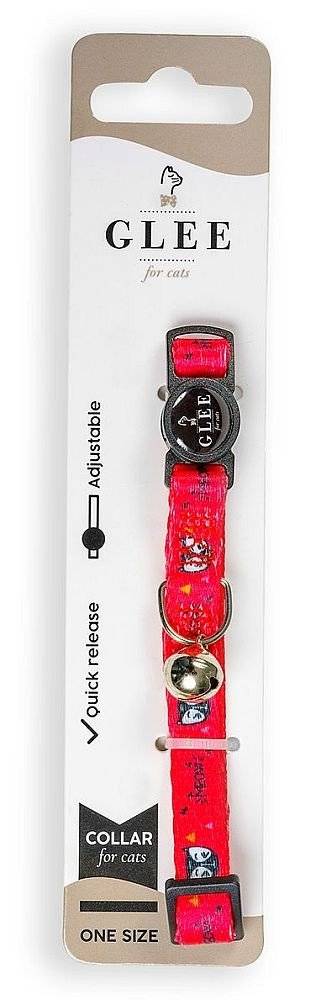 ΠΕΡΙΛΑΙΜΙΟ ΓΑΤΑΣ GLEE ΙΜΑΝΤΑ ΜΕ ΠΛΑΣΤΙΚΟ ΚΟΥΜΠΩΜΑ - ΚΟΥΔΟΥΝΑΚΙ MEOW 10MMX30CM