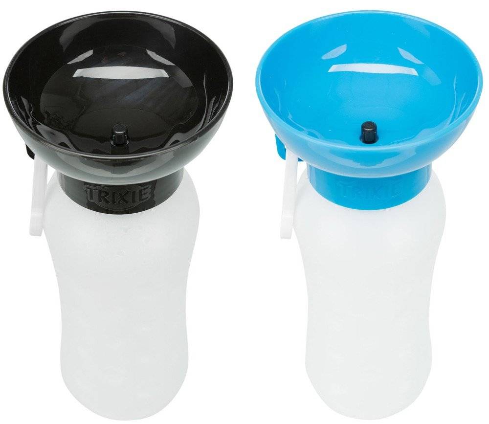 TRIXIE ΜΠΟΥΚΑΛΙ ΝΕΡΟΥ TRIXIE ΜΕ ΠΙΑΤΟ ΠΛΑΣΤΙΚΟ ΜΑΥΡΟ 550ML