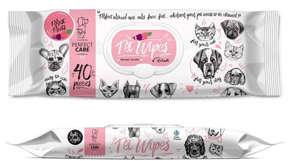 ΜΑΝΤΗΛΑΚΙΑ ΚΑΘΑΡΙΣΜΟΥ PERFECT CARE FOREST FRUITS 50TMX PERFECT CARE