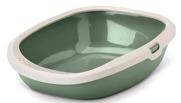 ΛΕΚΑΝΗ ΓΑΤΑΣ SAVIC GIZMO LARGE HAPPY PLANET ΜΠΕΖ ΛΑΧΑΝΙ (52X39,5X15CM)