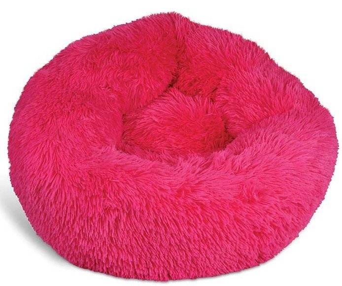 ΚΡΕΒΑΤΙ ΣΚΥΛΟΥ GLEE ΣΤΡΟΓΓΥΛΟ ΡΟΖ S 50X16CM GLEE