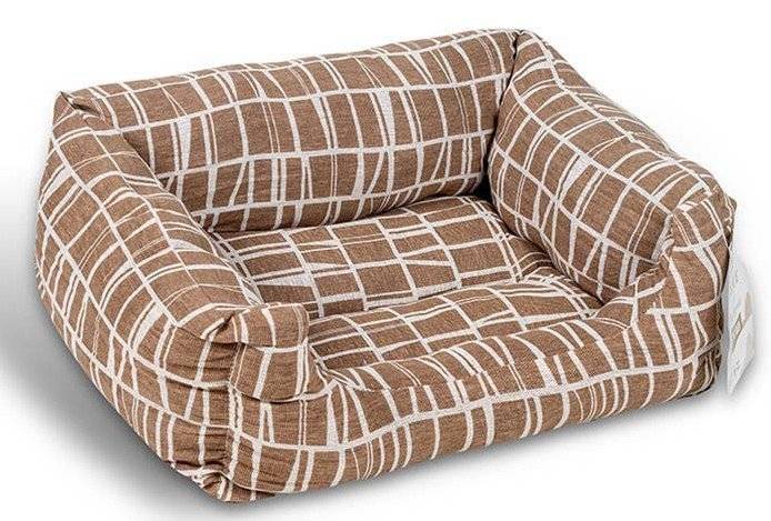 ΚΡΕΒΑΤΙ ΣΚΥΛΟΥ GLEE LINES MOCHA 55X45X18CM GLEE