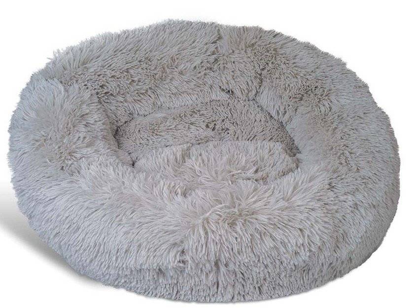 ΚΡΕΒΑΤΙ ΣΚΥΛΟΥ GLEE ΣΤΡΟΓΓΥΛΟ ΓΚΡΙ 50X16CM