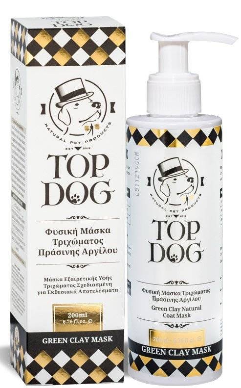 ΜΑΣΚΑ ΣΚΥΛΟΥ TOP DOG GREEN CLAY 200ML TOP DOG