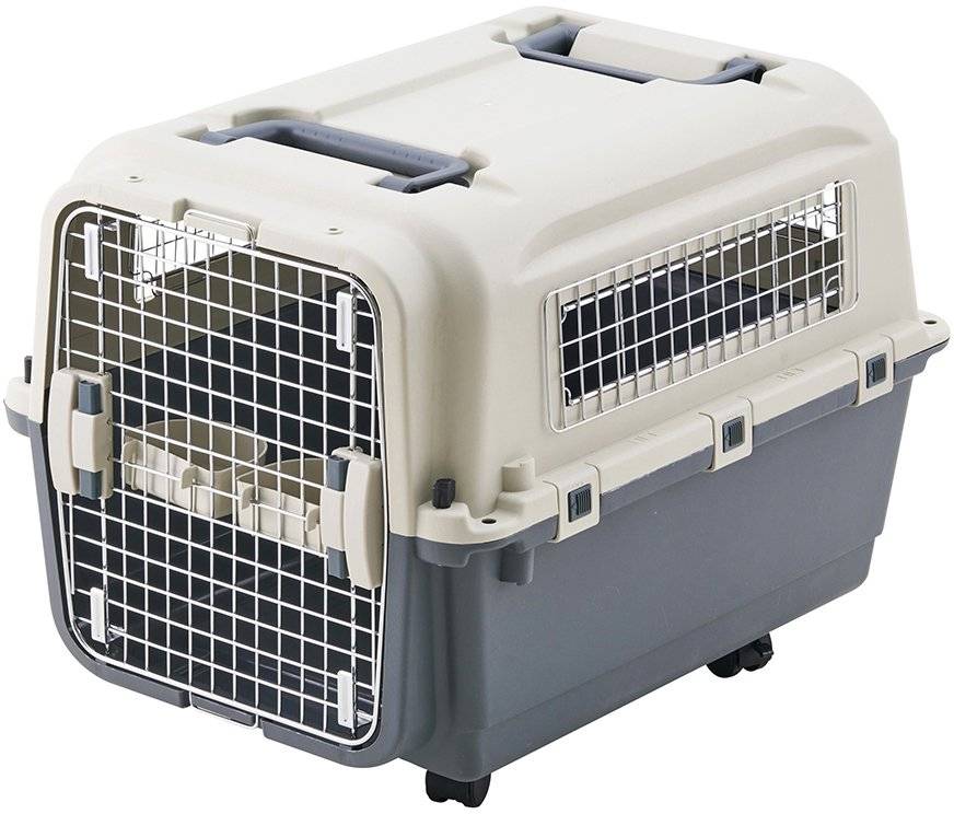 GLEE ΚΛΟΥΒΙ ΜΕΤΑΦΟΡΑΣ GLEE &quot;ICARUS&quot; ΜΕ ΡΟΔΕΣ ΓΚΡΙ 67.5X51X52.8CM