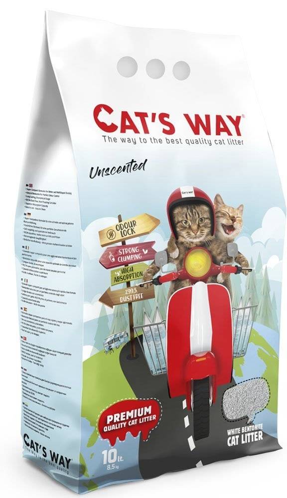 CAT S WAY ΑΜΜΟΣ ΓΑΤΑΣ CAT'S WAY ΣΥΓΚΟΛΛΗΤΙΚΗ ΧΩΡΙΣ ΑΡΩΜΑ 10LT