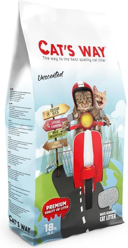 CAT S WAY ΑΜΜΟΣ ΓΑΤΑΣ CAT'S WAY ΣΥΓΚΟΛΛΗΤΙΚΗ ΧΩΡΙΣ ΑΡΩΜΑ 18LT