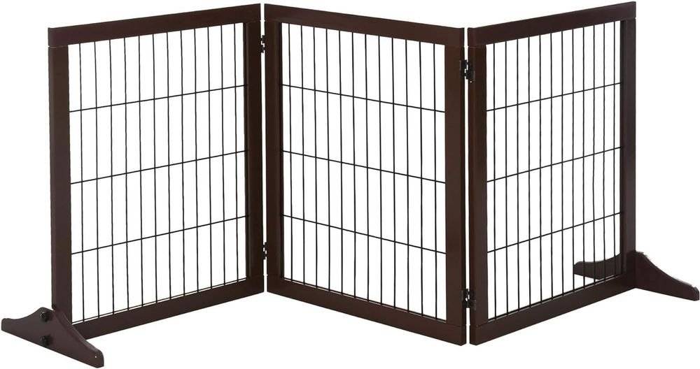 PAWHUT ΑΝΑΔΙΠΛΟΥΜΕΝΟ ΠΡΟΣΤΑΤΕΥΤΙΚΟ PAWHUT ΞΥΛΙΝΟ ΚΑΦΕ 185X36X71CM