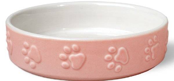 ΜΠΟΛ ΣΚΥΛΟΥ GLEE PAW ΚΕΡΑΜΙΚΟ ΡΟΖ 280ML GLEE