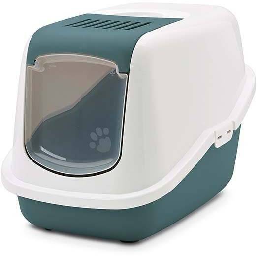 ΤΟΥΛΕΤΑ ΓΑΤΑΣ SAVIC NESTOR ΛΕΥΚΟ-ΠΡΑΣΙΝΟ 56X39X38,5CM