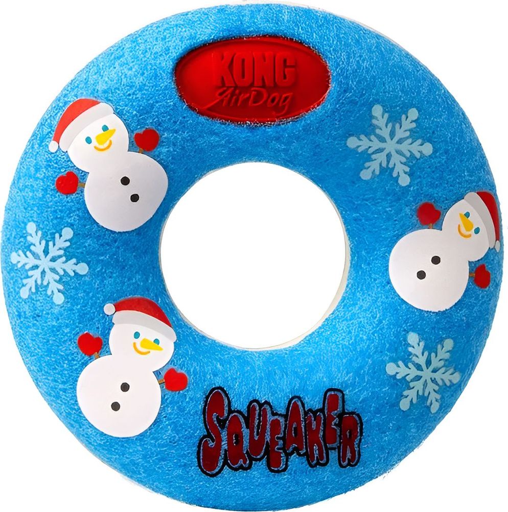 ΧΡΙΣΤΟΥΓΕΝΝΙΑΤΙΚΟ ΠΑΙΧΝΙΔΙ KONG HOLIDAY AIR DOG SQUEAKER DONUT KONG